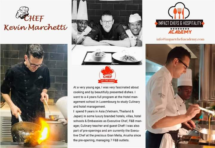 Chef of the week ending 15th November 2020- Chef Kevin Marchetti- Executive Chef Gran Melia Resort Group